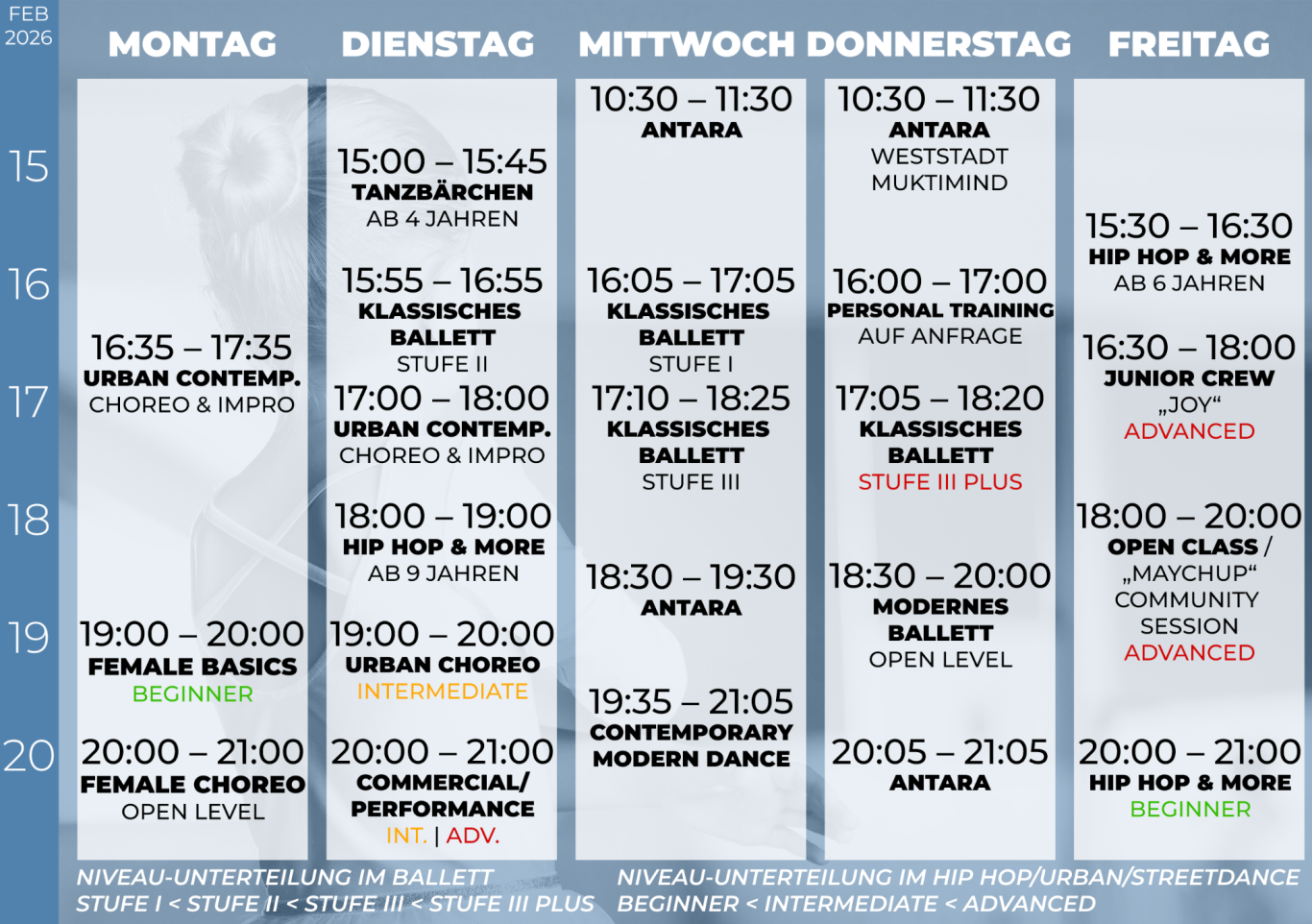 Tanzkurs-Plan in Karlsruhe