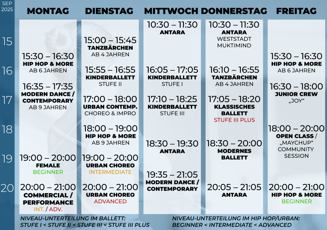 Tanzkurs-Plan in Karlsruhe